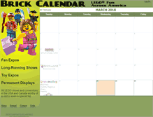 Tablet Screenshot of brickcalendar.com